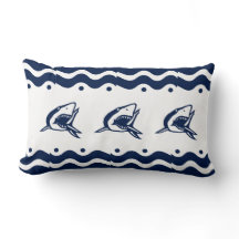 Tiburón azul y blanco