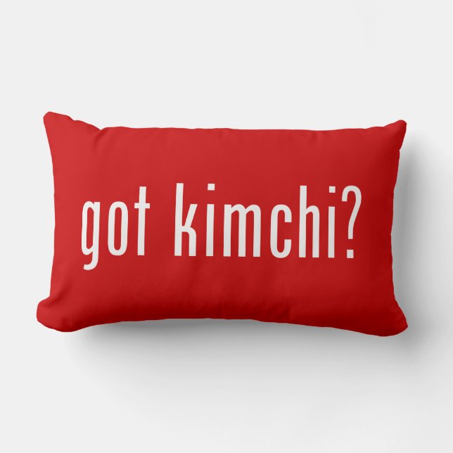 Cojín Lumbar ¿tiene kimchi? (Anverso)