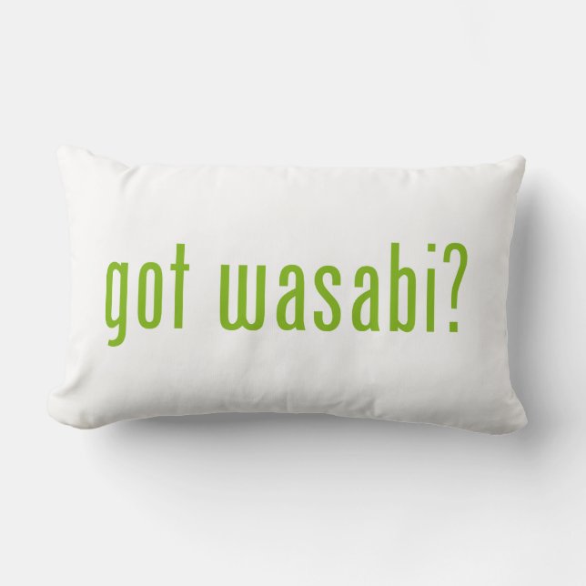 Cojín Lumbar ¿tiene wasabi? (Anverso)