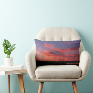 Cojín Lumbar Tierra de cielos vivos Lumbar Pillow
