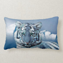 Tigre blanco azul