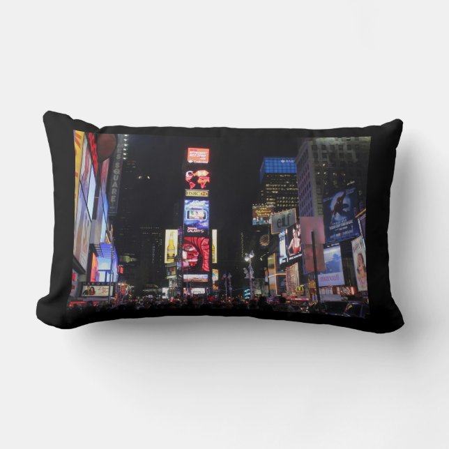 Cojín Lumbar Times Square-Empire State Building NYC (Anverso)