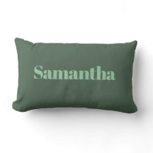 Tipografía de nombre personalizado elegante |verde