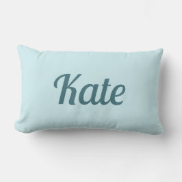 Cojín Lumbar Tipografía elegante moderna personalizada nombre