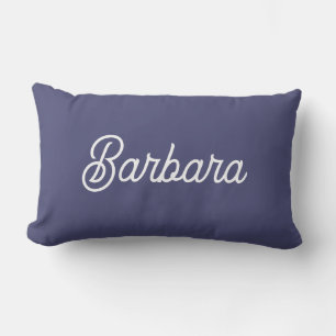 Cojín Lumbar Tipografía elegante moderna personalizada nombre 