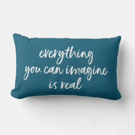 Cojín Lumbar Todo lo que se puede imaginar es real.