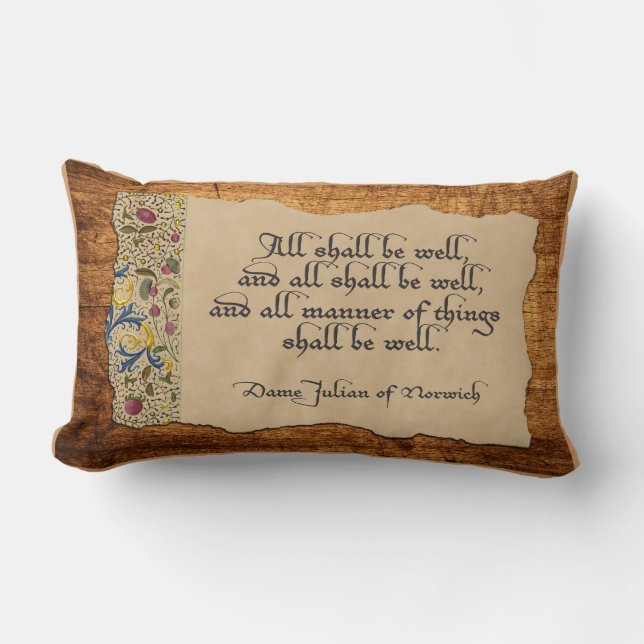 Cojín Lumbar Todos estarán bien (Anverso)