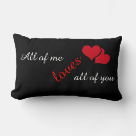 Cojín Lumbar Todos los que amamos a todos ustedes.