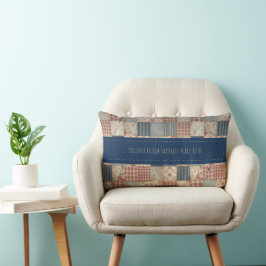 Cojín Lumbar Togeneridad Personalizada de Parche Vintage