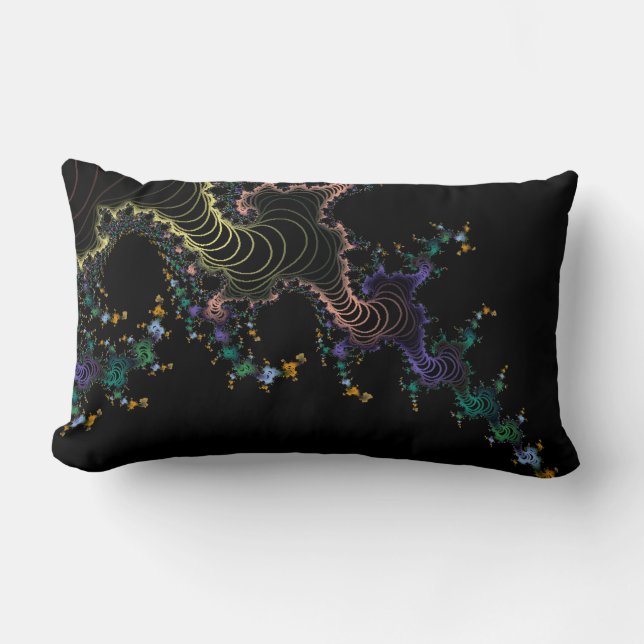 Cojín Lumbar Tormenta de estrellas cósmicas (Anverso)