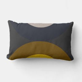 Cojín Lumbar Tormenta de mostaza de bronce moderno de mediados 