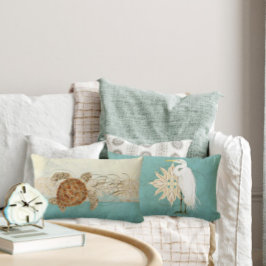 Cojín Lumbar Tortuga marina estilo moderno costa Ocean Beach Sw