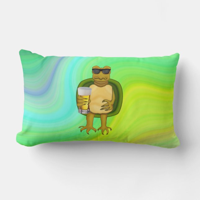 Cojín Lumbar Tortuga sedienta (Anverso)