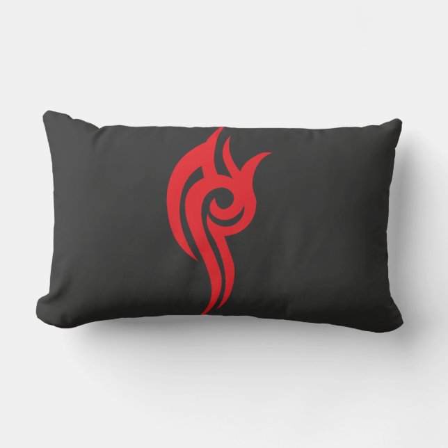 Cojín Lumbar Traditional Tattoo Art Inspired Design (Anverso)