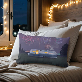 Cojín Lumbar Trailer de viaje Plata RV & Night Sky