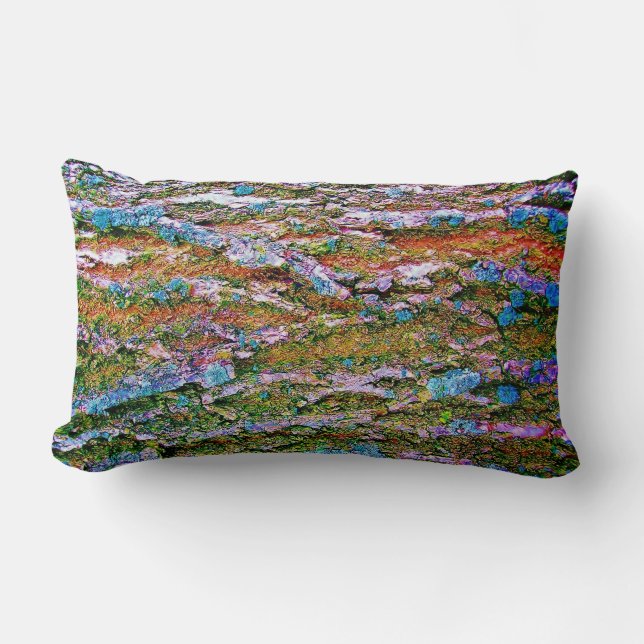 Cojín Lumbar Treebark Camo aumentó color (Anverso)