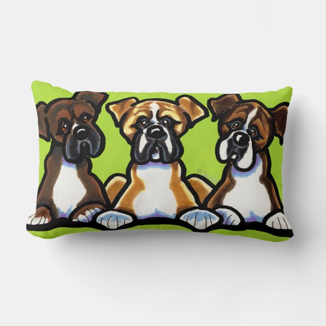 Cojín Lumbar Tres bóxers (Anverso)