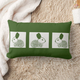 Cojín Lumbar Tres conejitos adorables