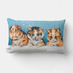 Cojín Lumbar Tres gatitos, gato, Louis Wain