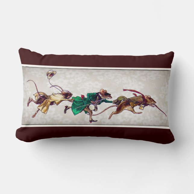 Cojín Lumbar Tres ratones ciegos (Anverso)