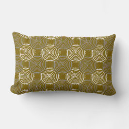 Cojín Lumbar Tribal Circle Pattern Throw Pillow