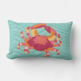 Cojín Lumbar Tribal Marking Crab 