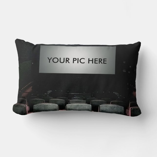 Cojín Lumbar Tu vida en las películas (Anverso)