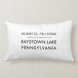 Cojín Lumbar Ubicación del lago Raystown