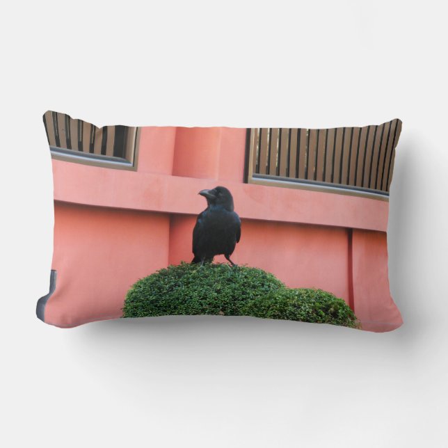 Cojín Lumbar Un Círculo De Jungla De Gran Montura Una Percha En (Anverso)