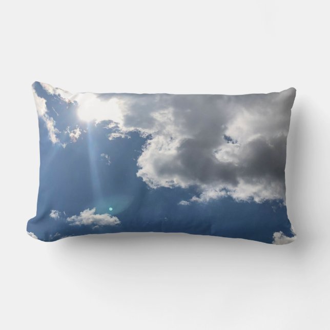 Cojín Lumbar Un día brillante (Anverso)