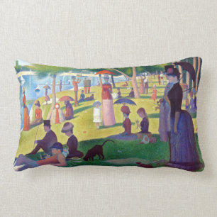 Cojín Lumbar Un domingo por la tarde en el La grande Jatte por