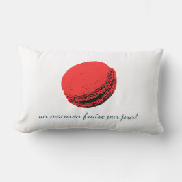 Cojín Lumbar un macaron fraise par jour!
