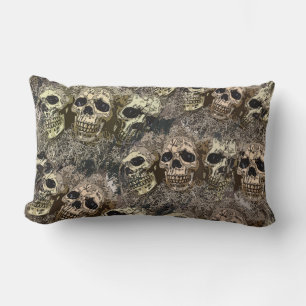 Cojín Lumbar Un mosaico de cráneos