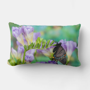 Cojín Lumbar Una mariposa monarca   Danaus Plexippus