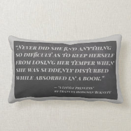 Cojín Lumbar Una pequeña cita del libro bueno de la princesa