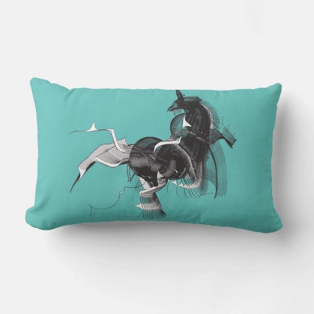 Cojín Lumbar Unicornio digital (Anverso)