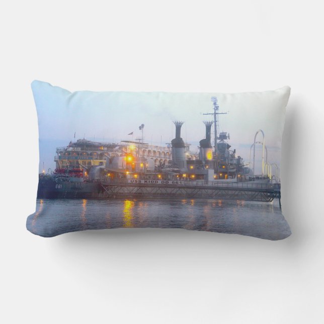 Cojín Lumbar USS Kidd Pillow (Anverso)