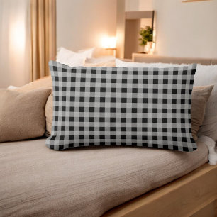 Cojín Lumbar Vacaciones de búfalo negro gris