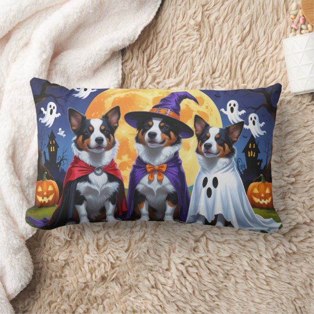 Cojín Lumbar Vacuna australiana de perros de ganado calabaza Ha (Manta)