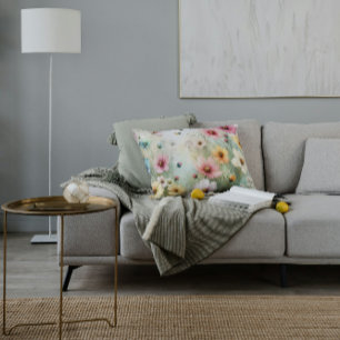 Cojín Lumbar Vamos a buscar flores silvestres 🌷