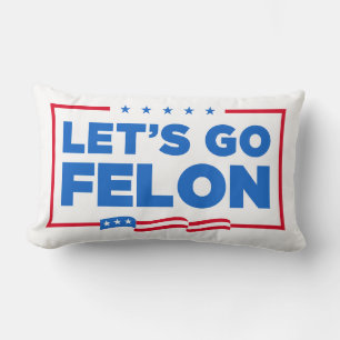 Cojín Lumbar Vamos Felon contra Trump