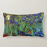Cojín Lumbar Van Gogh - Irises, bella pintura<br><div class="desc">Van Gogh - Irises,  hermosa pintura floral</div>