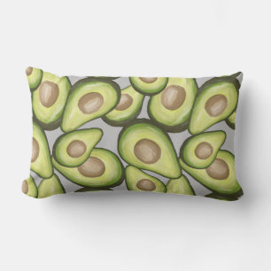 Cojín Lumbar Vegan Avacados Gourmet Fresco Corte