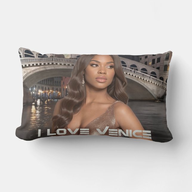 COJÍN LUMBAR VENECIA - AMO VENECIA (Anverso)