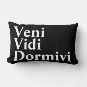 Cojín Lumbar Veni Vidi Dormivi vine vi dormí