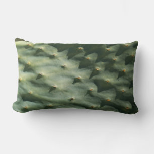 Cojín Lumbar Verde pálido de textura prensada