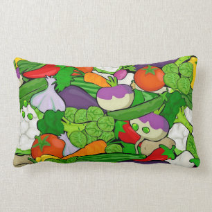 Cojín Lumbar Verduras mezcladas