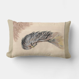 Cojín Lumbar Vestido de cabeza de pájaro pequeño