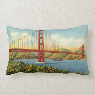Cojín Lumbar Viaje de San Francisco de puente Golden Gate del