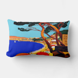 Cojín Lumbar Viaje francés en la Costa Azul